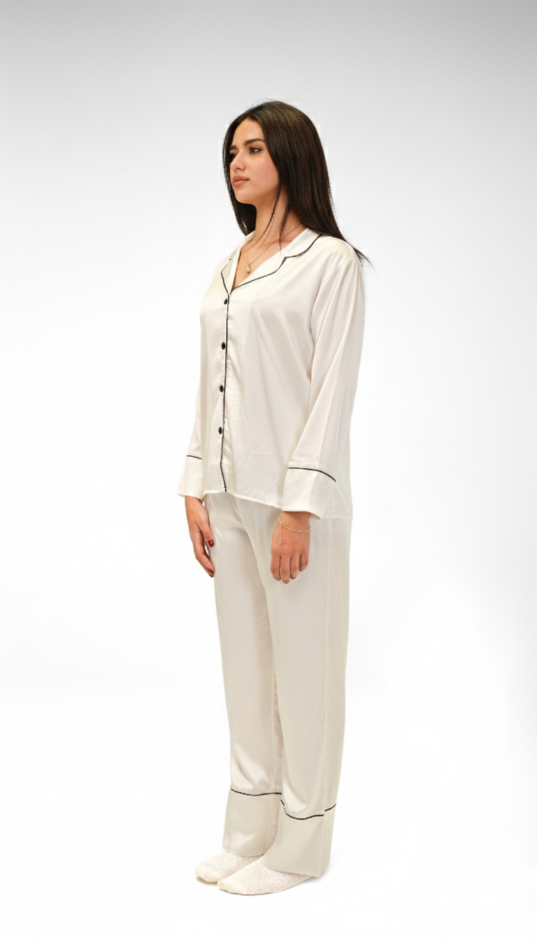 Solid white PJ