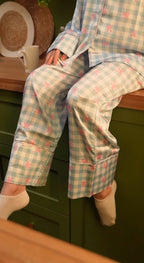 Baby Blue Ribbon Bow PJ